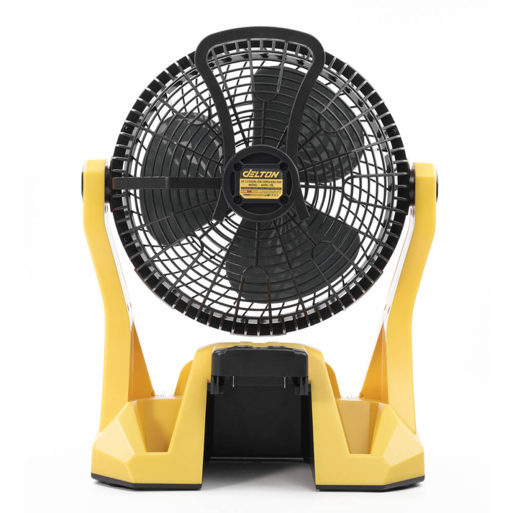 พัดลมไร้สาย 10 นิ้ว (พร้อมแบตเตอรี่) DELTON รุ่น AERO-10L ULTRAFLEX 20V 4AH